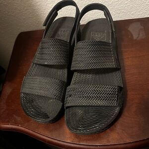 Shoes Rubber Platform Velcro Strap